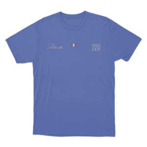 Antonelli 12 Italian Flag Unisex T Shirt Blue