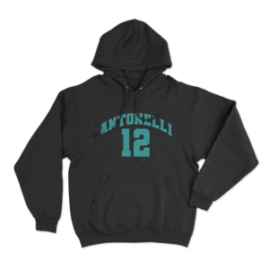 Antonelli 12 Varsity Unisex Hoodie Black