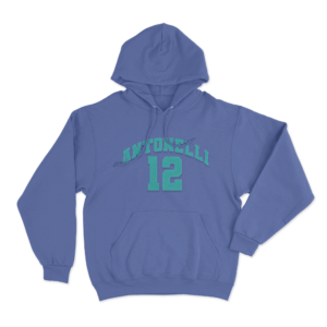 Antonelli 12 Varsity Unisex Hoodie Blue