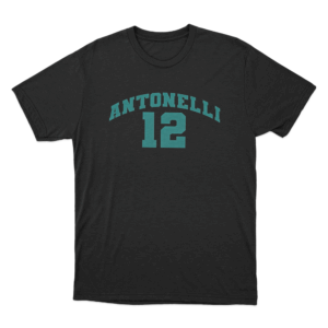 Antonelli 12 Varsity Unisex T Shirt Black