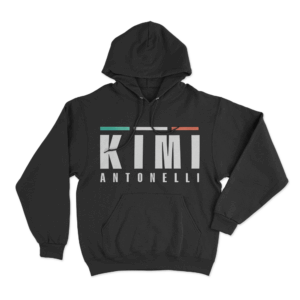 KIMI Antonelli Italian flag accents Unisex Hoodie Black