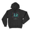 Kimi Antonelli 12 Outline Unisex Hoodie Black