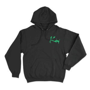 Kimi Script Logo Unisex Hoodie Black